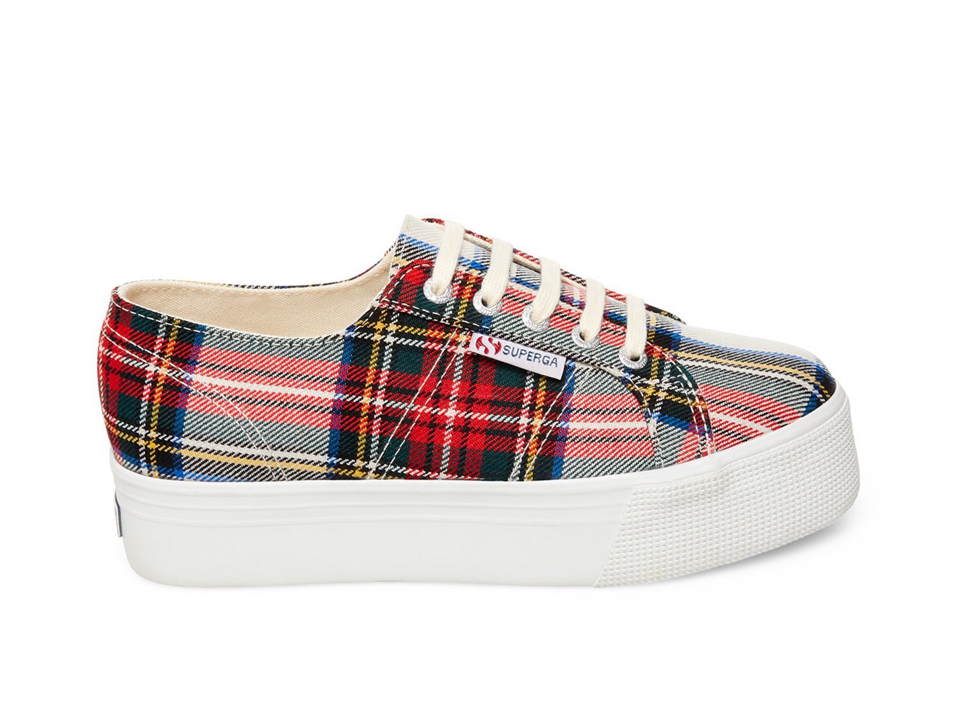 Espadrille Feminino Multicoloridas - Superga 2790 Tartanw - YVUEP-4605